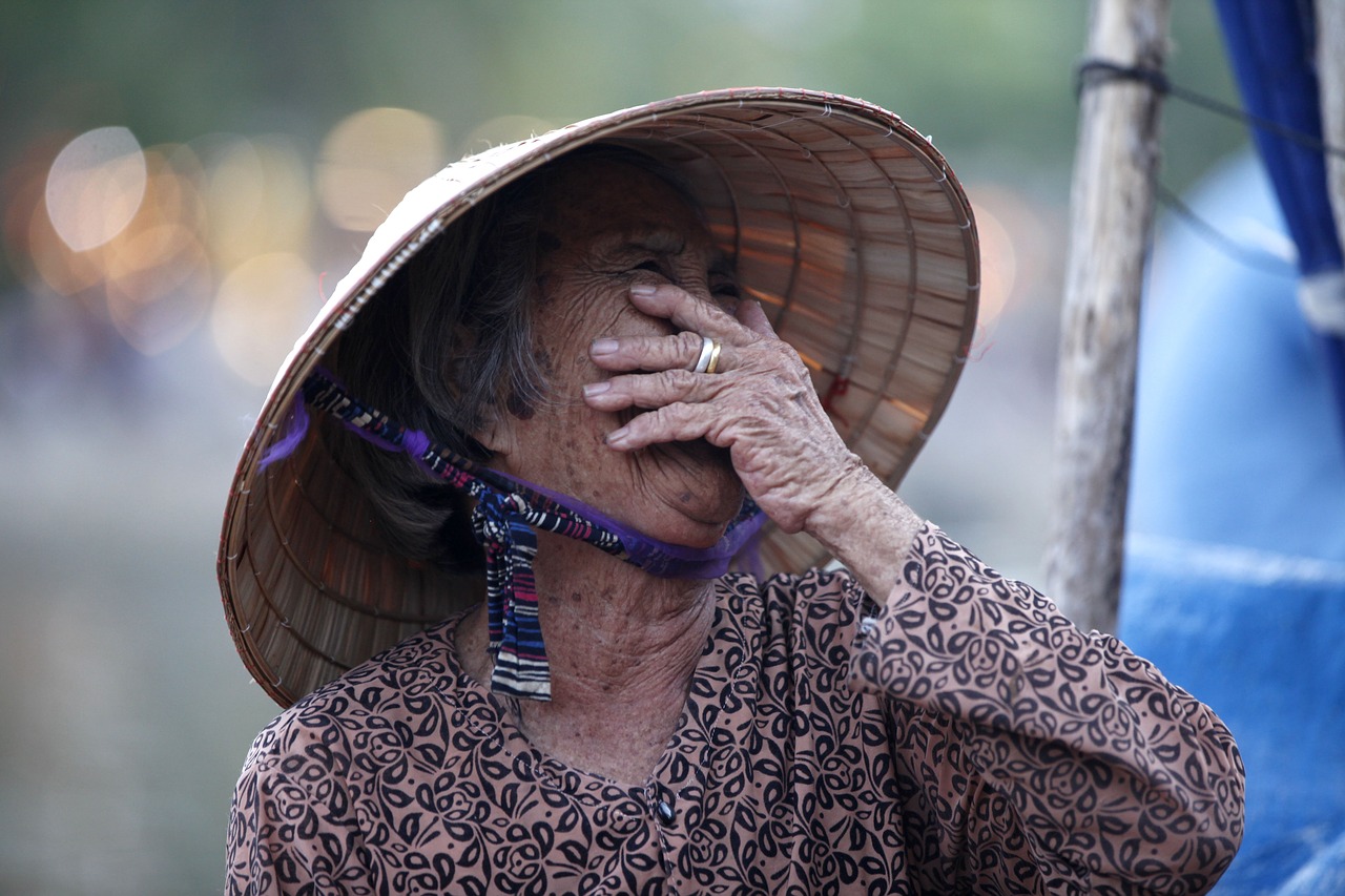 Vietnamese woman smiling
