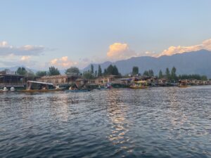 Dal lake- sunset