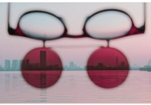 Rose tinted glasses- view