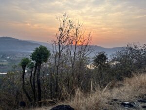 Sunrise- Sahyadari Hills-trees