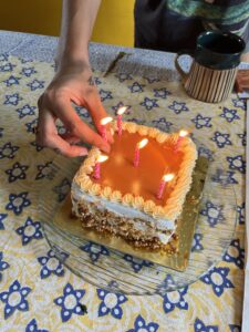 Birthday-Cake- Caramel- nutty-Candles