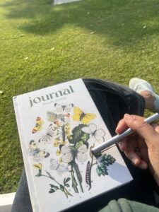 Journal-Writing-Outdoors